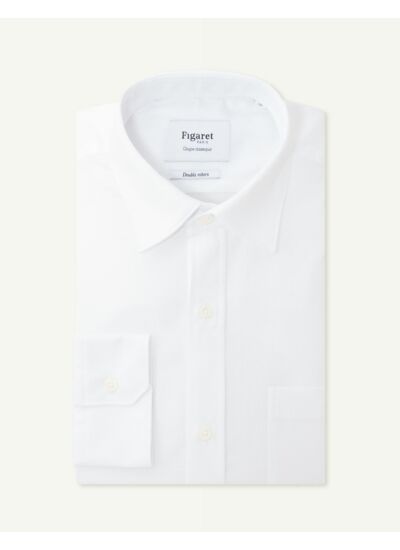 Chemise Classique en façonné blanc