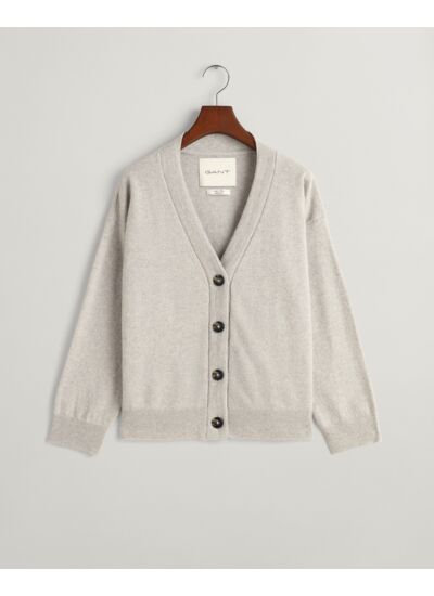 Cardigan en laine d'agneau superfin