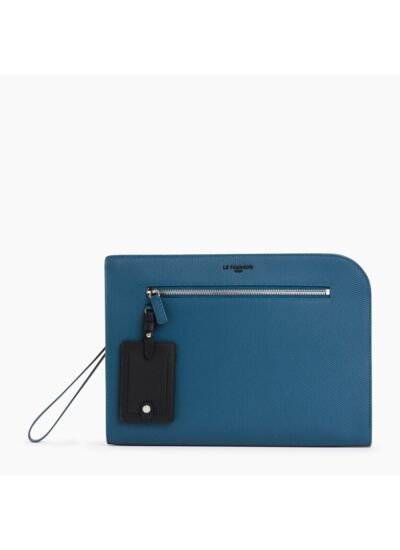 Pochette 13" Emile en cuir signature T