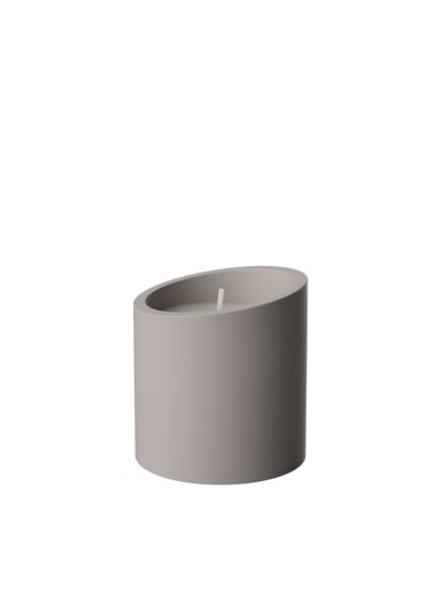 NewMoon Home - Bougie parfumée, beige, en cire et béton