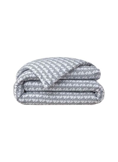 Lacoste - Housse de couette en coton piqué 150 g/m², L Monogramme