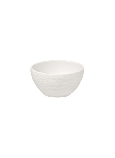 Manufacture - Coupelle à sauce, ronde, blanche, en porcelaine haut de gamme,8 x 8 x 4 cm,  60 ml