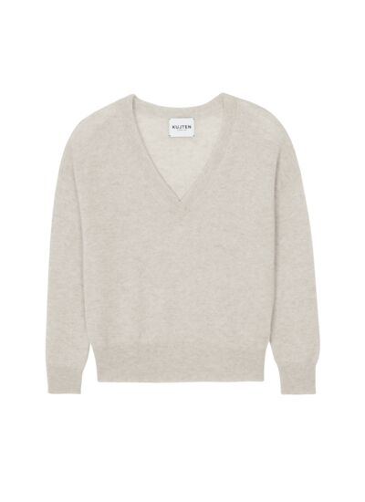 Pull Wendy Plain Pull cachemire col v boyfriend