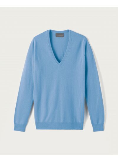 Pull col V classique - Femme - AQUA