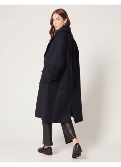 Manteau Maximus-Manteau long marine