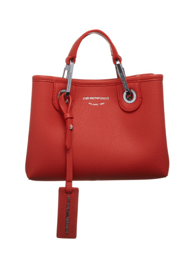 WOMEN'S SHOPPING BAG - ARANCIO/CUOIO