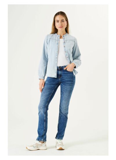 Jeans taille haute - straight/coupe droite