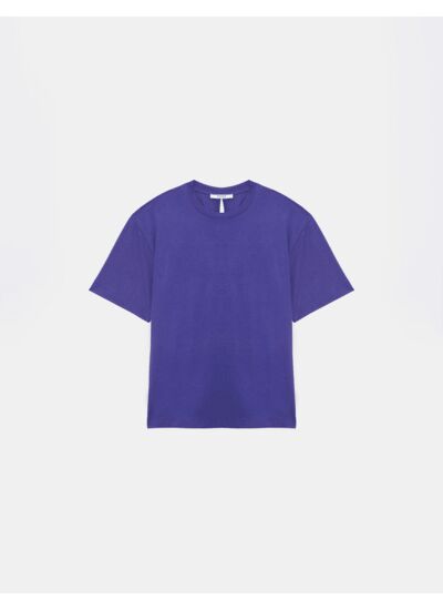 Top Tamira-T-shirt noeud au dos violet