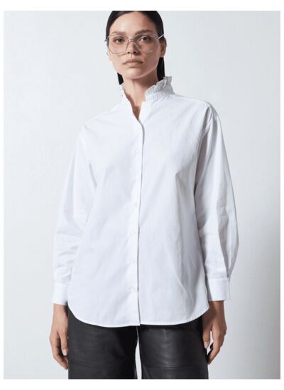 Chemise large Cleo BLANC