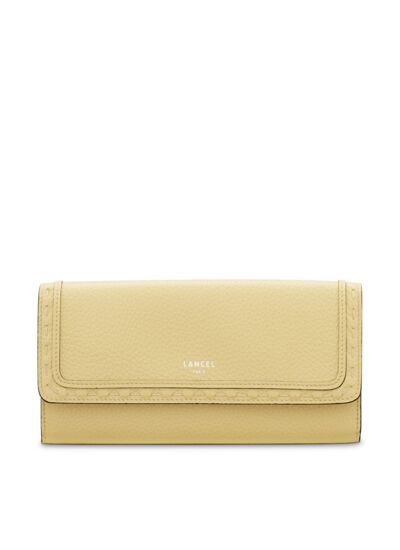 Premier Flirt de Lancel - Portefeuille slim rabat - Jaune