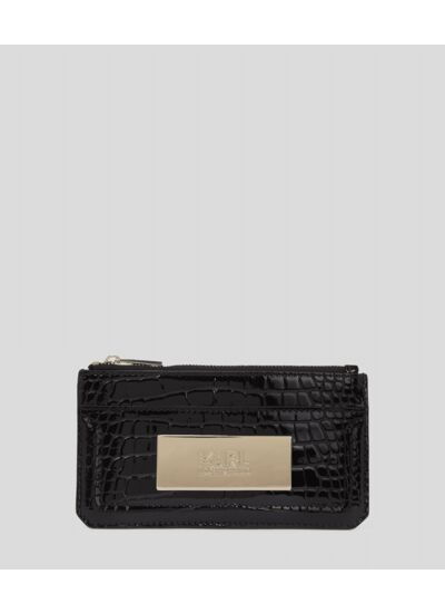 K/MAU CROCO CARDHOLDER