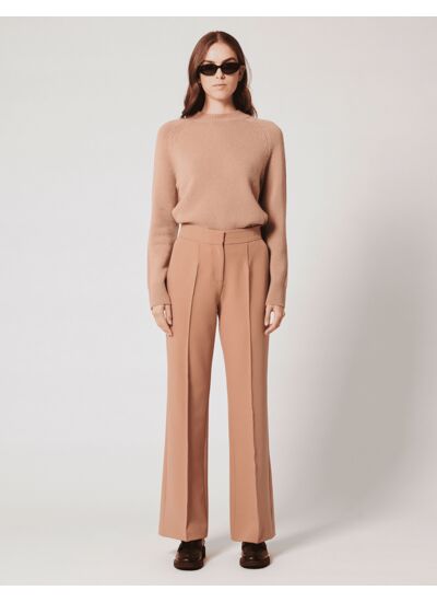 Pantalon Pervenche Camel en Polyester