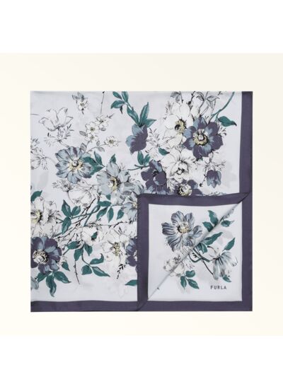 CLASSIC CARRE' 90X90 - SETA TWILL ST.FLOWERS AND ARCHES