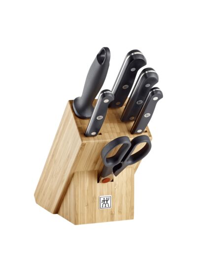 7-pcs, Bloc de couteaux, Nature