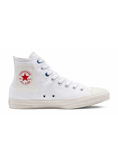 Chuck Taylor All Star Hi White/Habanero Red/Pale Putty