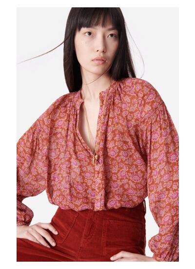 Blouse Nipoa En Viscose & Soie