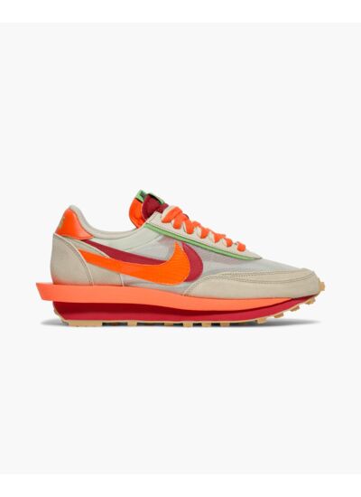 Nike LD Waffle sacai CLOT Kiss of Death Net Orange Blaze