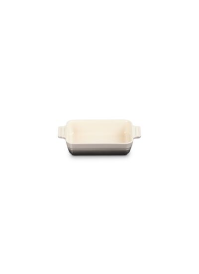 Plat rectangulaire classique 18cm en céramique flint