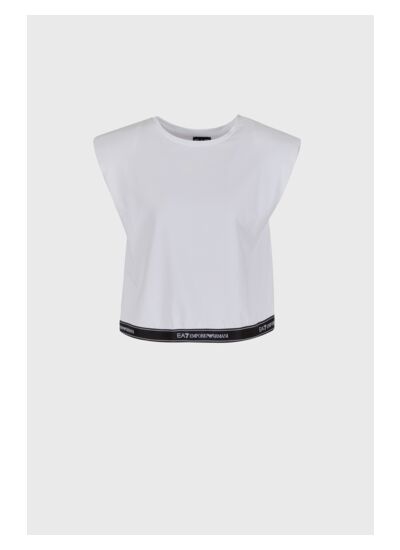 Blusa Jersey-Blanc