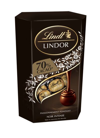 Cornet Lindor Noir 70% 200G