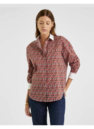 Chemise oversize Célina imprimé liberty