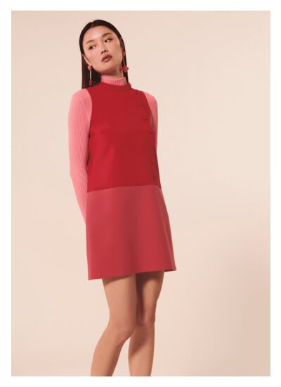 Robe Rella-Rouge en Polyester