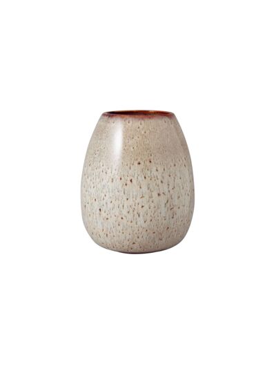 Lave Home - Vase en forme d’œuf, beige, en grès