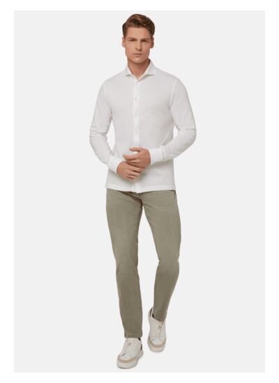 Chemise Polo En Piqué Fil D'Écosse Coupe Slim