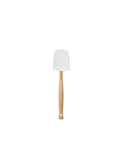 Grande Spatule cuillère en silicone 28cm blanche