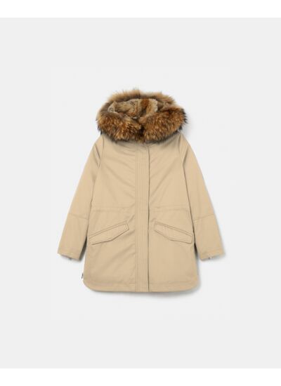 Parka Piria I/O Parson Ecru en Coton