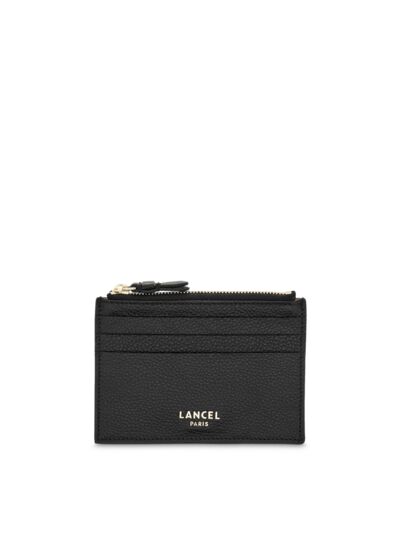 Lettrines de Lancel - Porte-cartes zippé - Grand modèle - Marron
