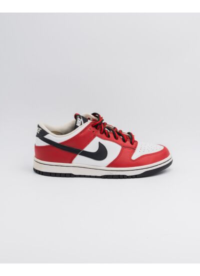 Dunk Low White Black Red (GS)