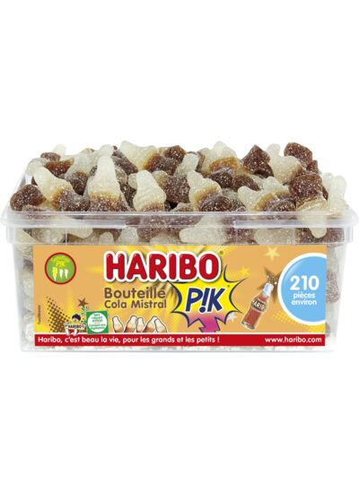 Bouteilles Cola Mistral Pik 210 Bonbons