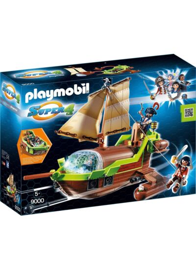 Playmobil 9000 Bateau Pirate Caméléon avec Ruby