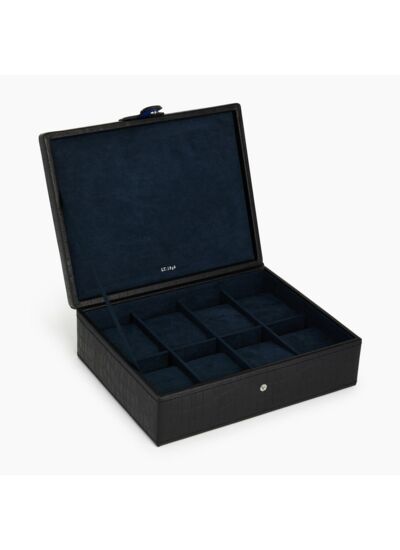 Coffret 8 montres en cuir