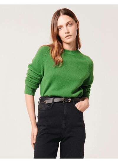 Pull Neona Vert en Laine