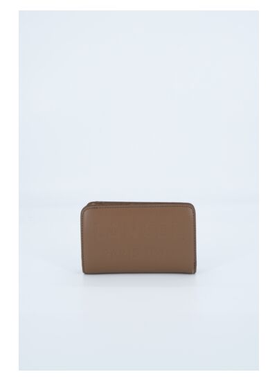 Essential - Portefeuille Rectangulaire Compact Zippe - Granit